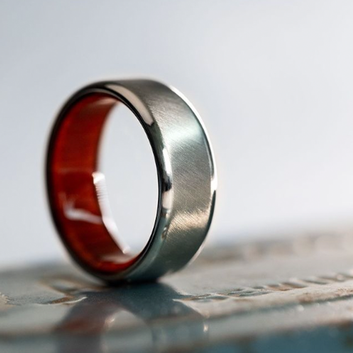 White Gold with Padauk Hardwood
