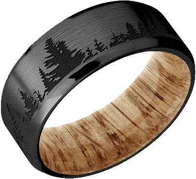 Infinitely custom mens wedding bands